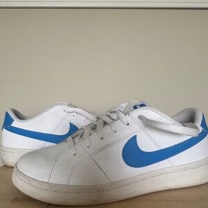 Nike Court Vision Lows with Blue Swoosh